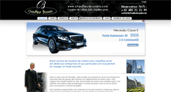 Desktop Screenshot of chauffeurbrussels.com